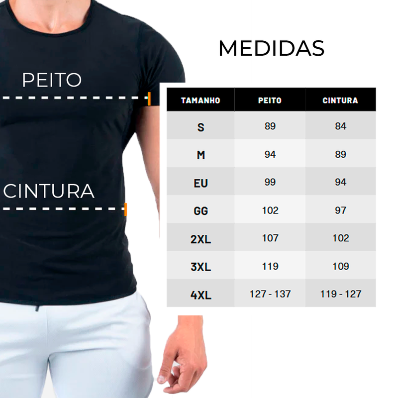 Camiseta Masculina Efeito Sauna